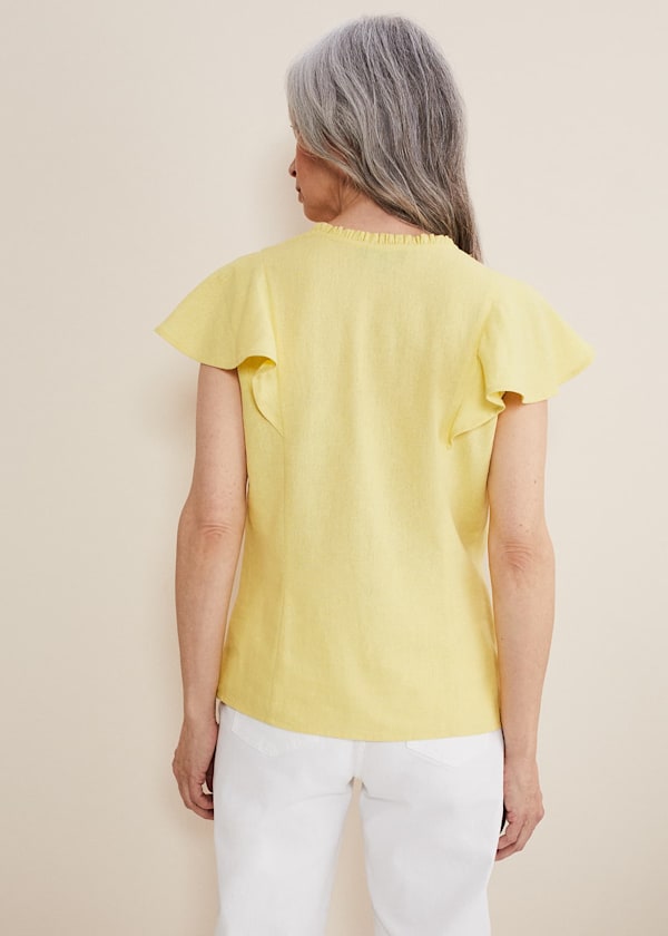 Ines Linen Top