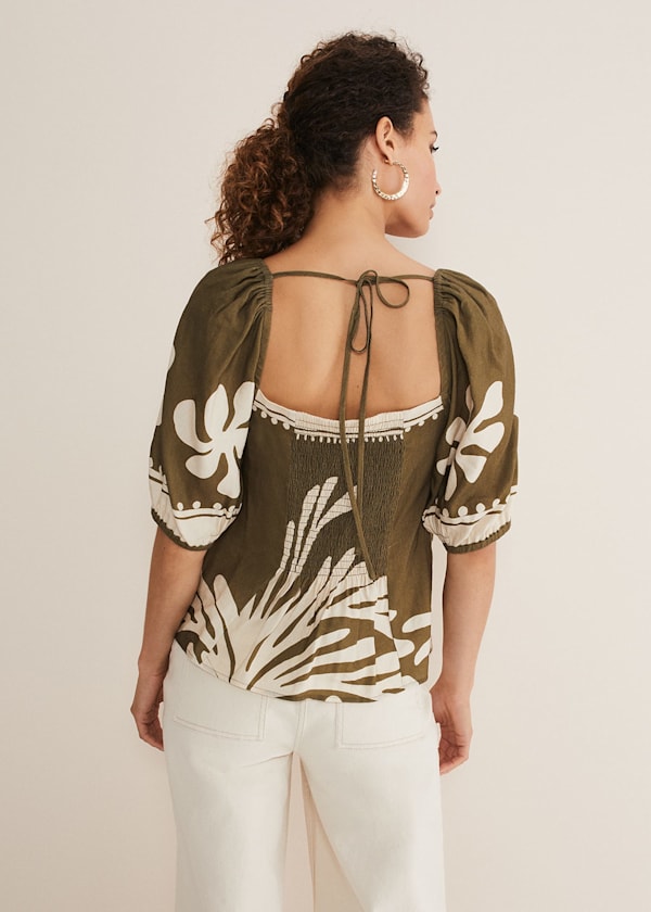 Hesta Linen Top