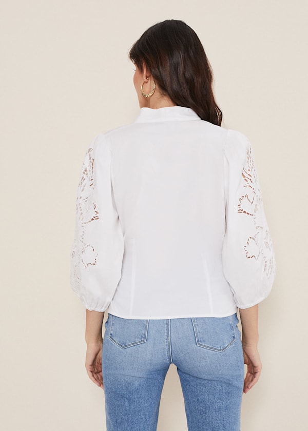 Kacey Broderie Blouse