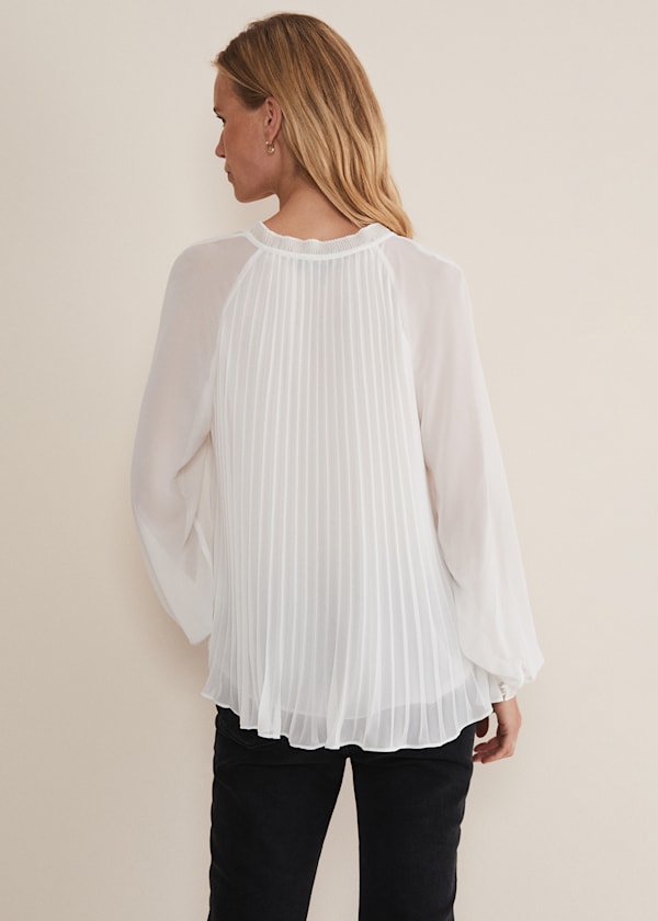 Prairie Pleated Blouse