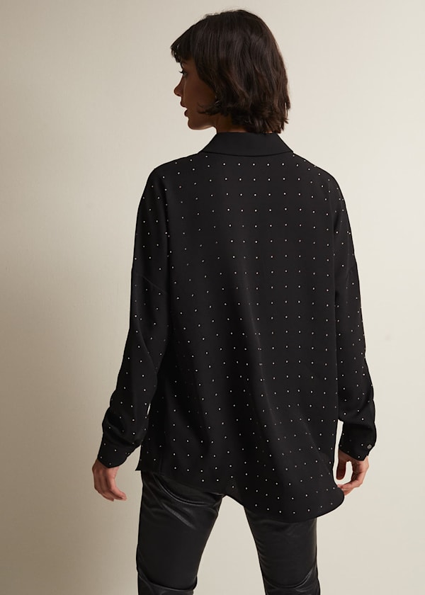 Elowen Embellished Longline Shirt