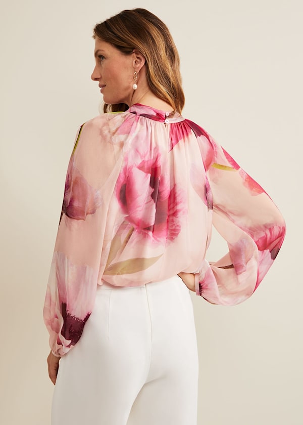 Poppy Silk Blouse