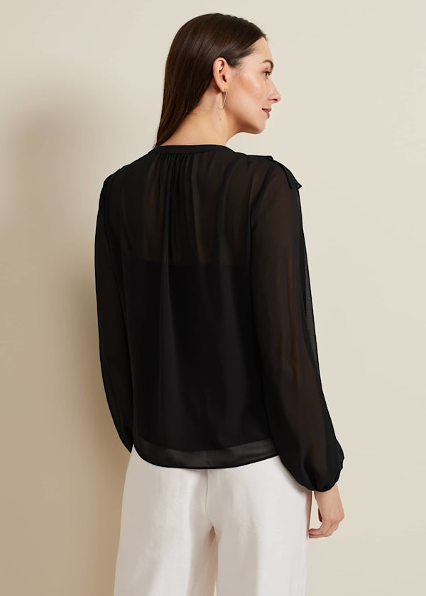 Ivana Ruffle Blouse