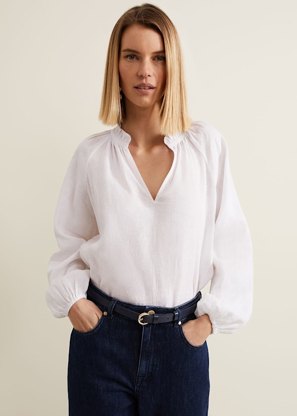 Nova Linen Blouse