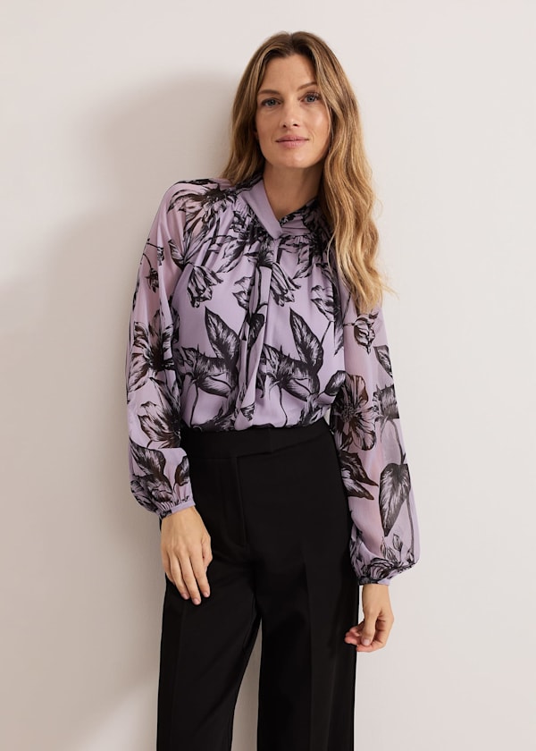 Aretta Floral Print Blouse