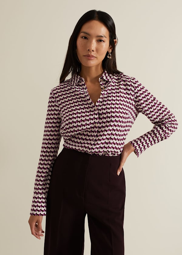 Gina Geo Print Shirt