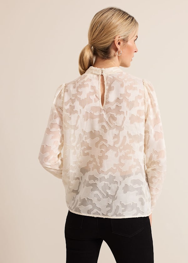 Jacey Metallic Blouse