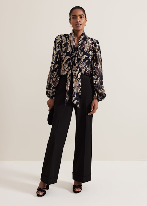 Tessa Floral Filcoupe Blouse