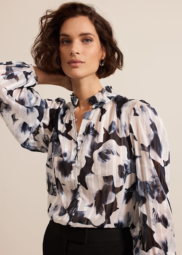 Feya Floral Print Blouse