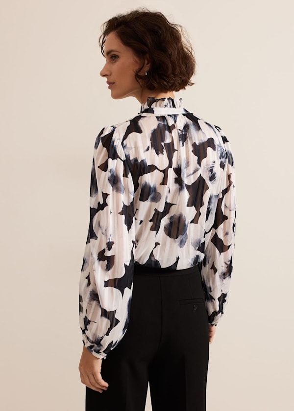Feya Floral Print Blouse