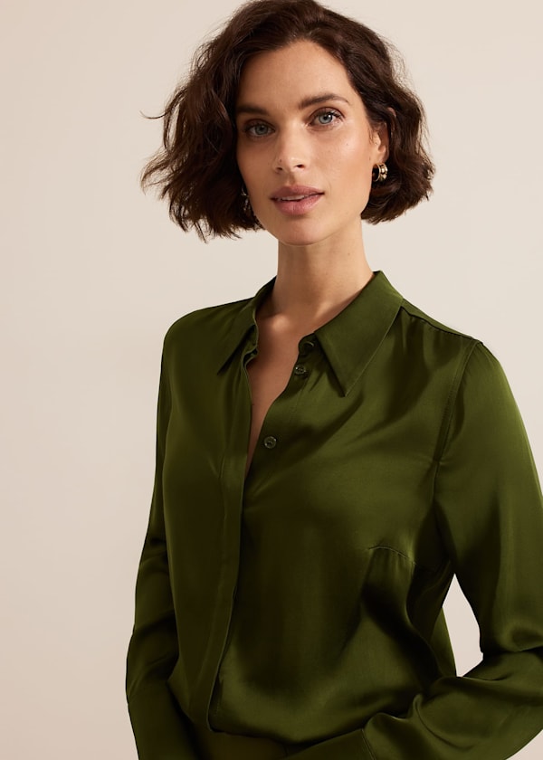 Novie Satin Shirt