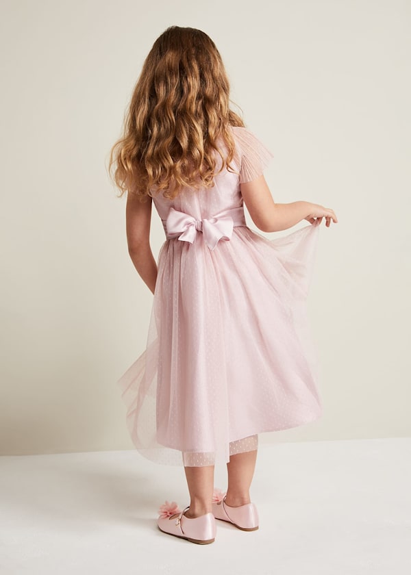 Jasmine Tulle Fit And Flare Dress