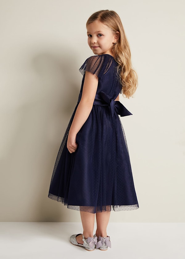Jasmine Tulle Fit And Flare Dress