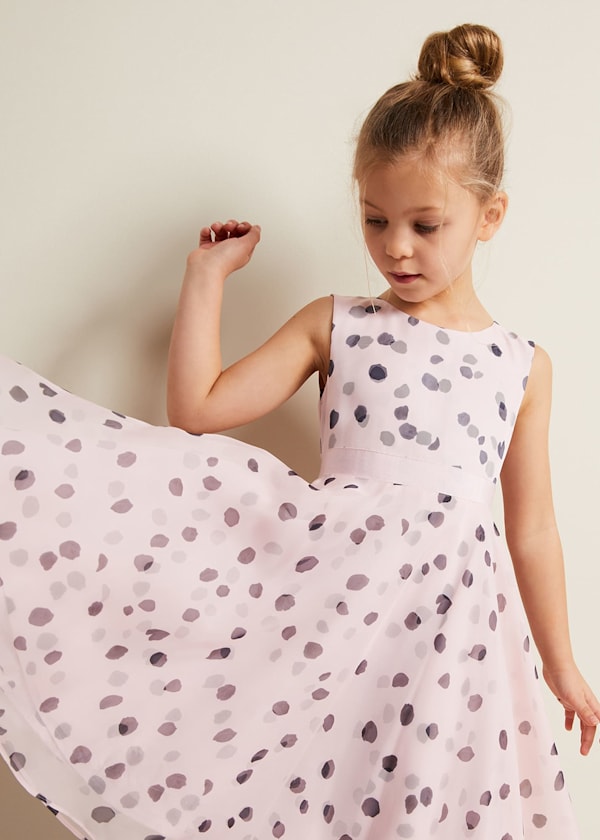 Megura Polka Dot Fit And Flare Dress