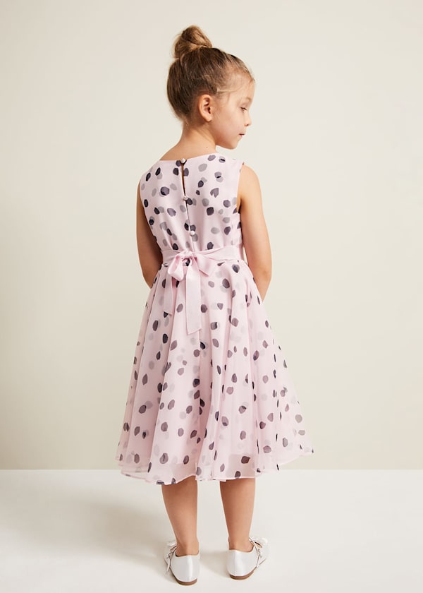 Megura Polka Dot Fit And Flare Dress