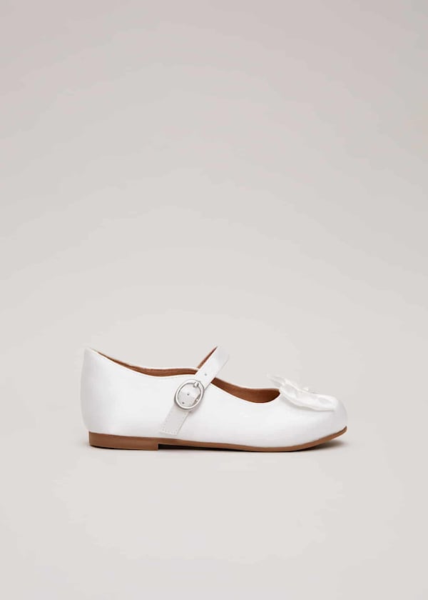 Satin Bow Front Shoes