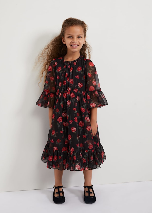 Lela Floral Smock Dress