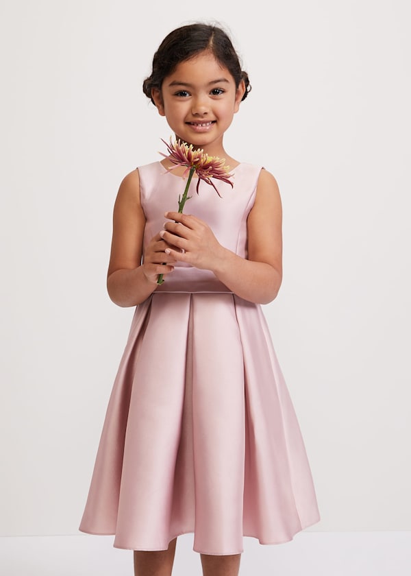 Melody Antique Rose Satin Dress