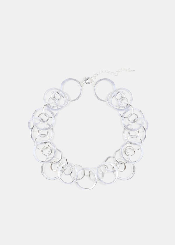 Amalia kurze Halskette mit mehreren Ringen