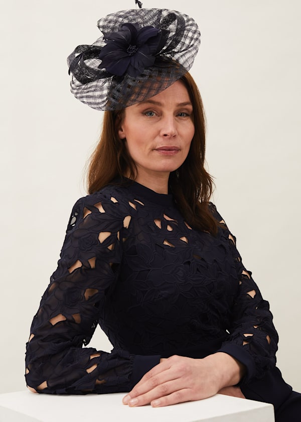 Danna Flower Disc Fascinator