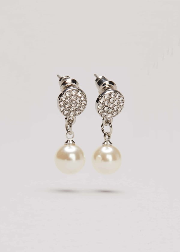 Parma Pearl And Crystal Earrings