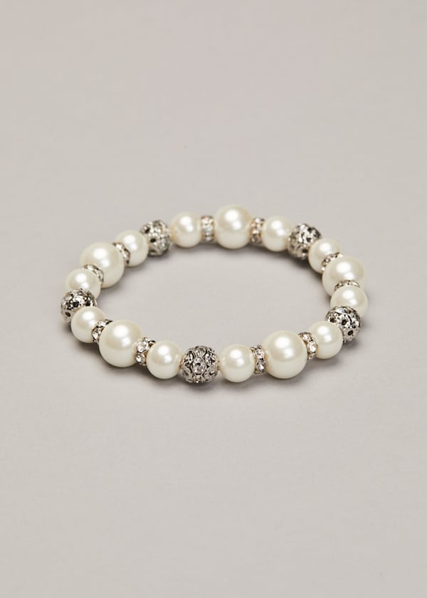 Parma Pearl And Crystal Bracelet