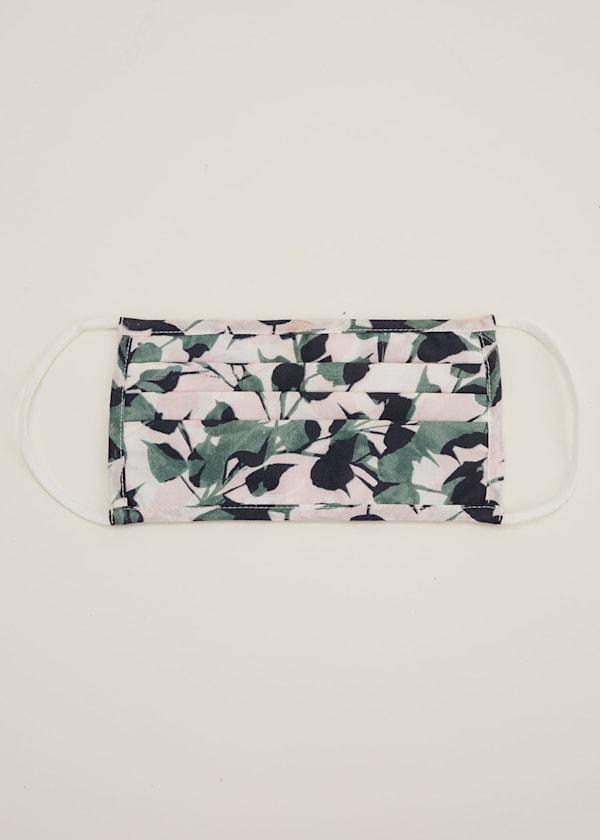 Larissa Leaf Print Face Mask