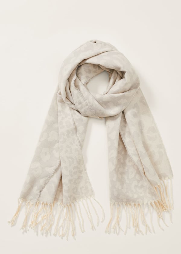 Mimi Leopard Scarf