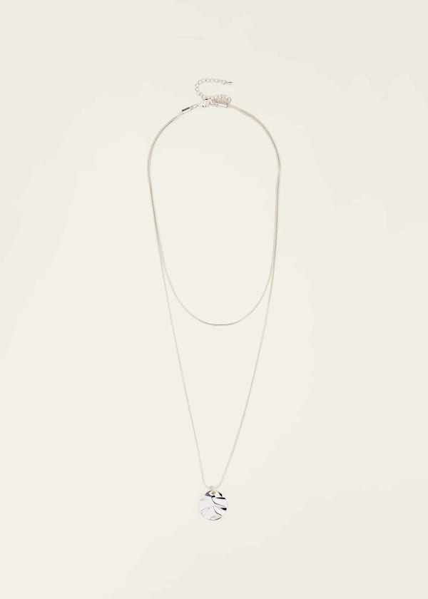Jadie Silver Plated Pendant Necklace