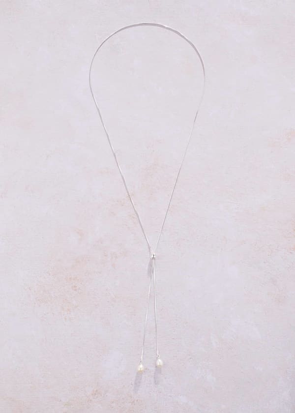 Flossie Silver Plated Necklace
