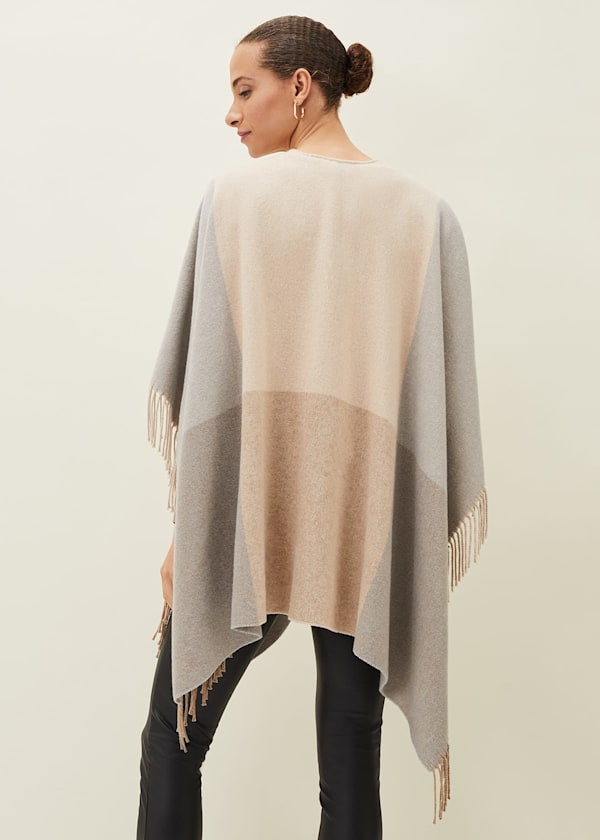 Stefana Colourblock Cape