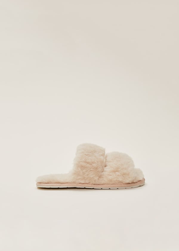 Katy Premium Wool Slider Slippers