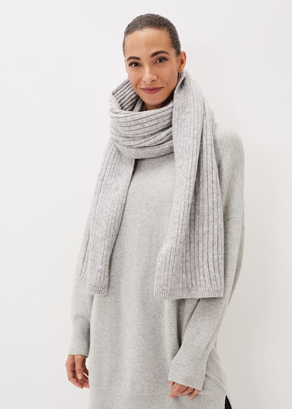 Corinna Ribbed Scarf