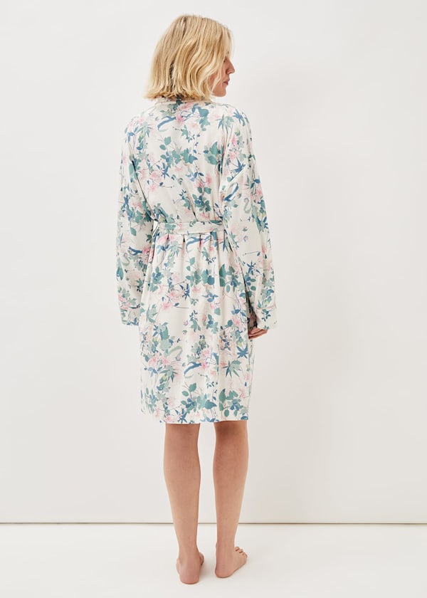 Avarie Chinoiserie Print Robe