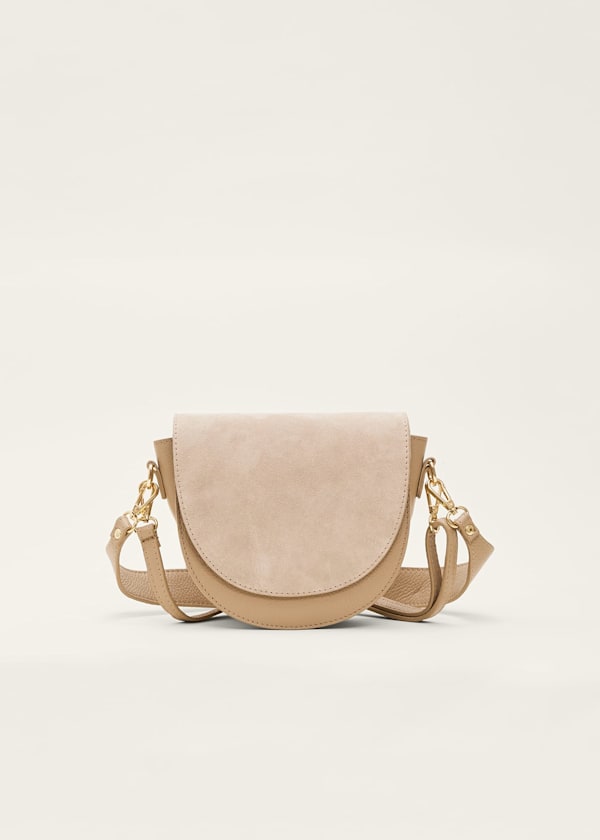 Suede Leather Cross Body Bag
