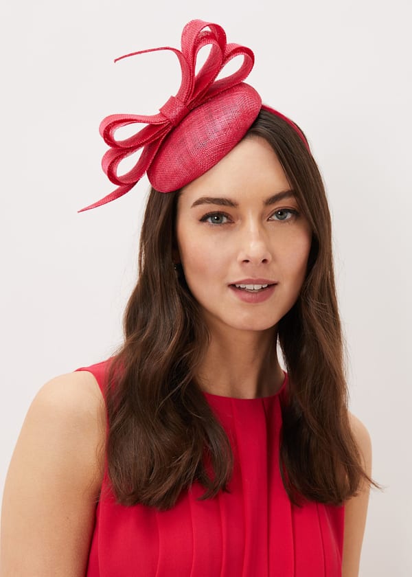 Bow Detail Pillbox Fascinator
