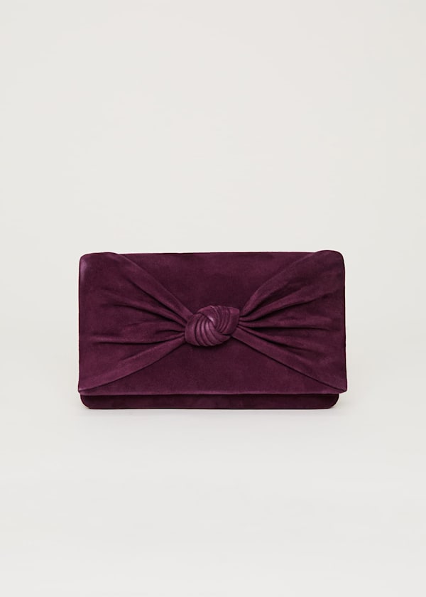 Knot Front Clutch Bag