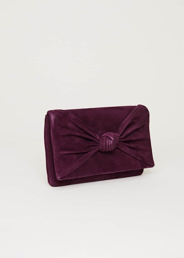 Knot Front Clutch Bag