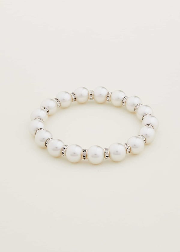Pearl And Stone Bracelet