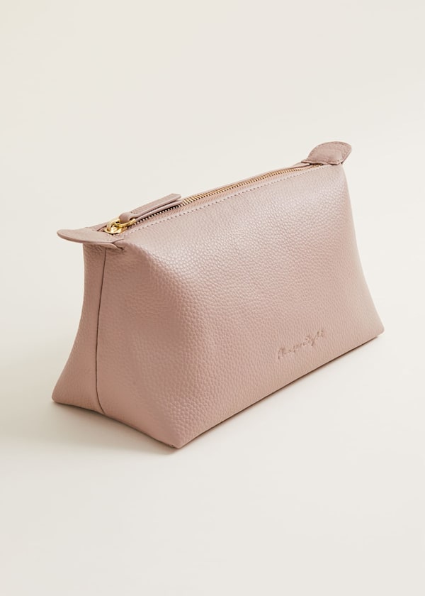 Leather Wash Bag