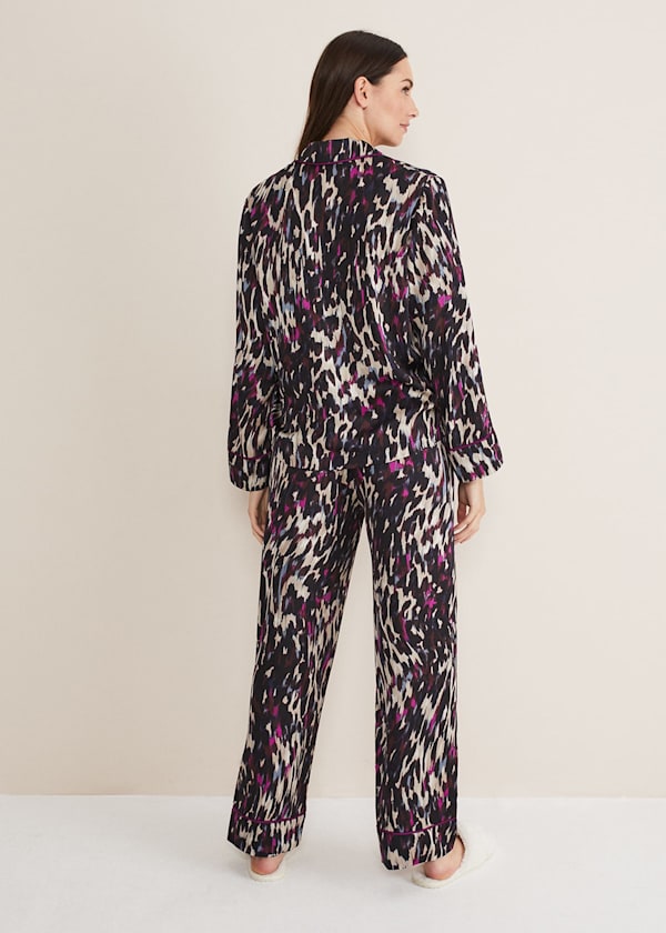 Millicent Leopard Print Pyjama Set
