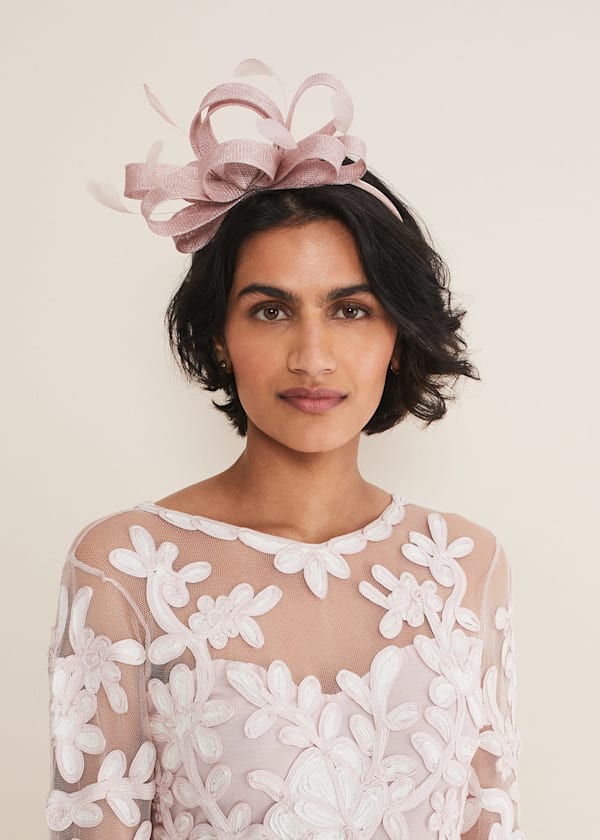 Cream and pink wedding hats new arrivals