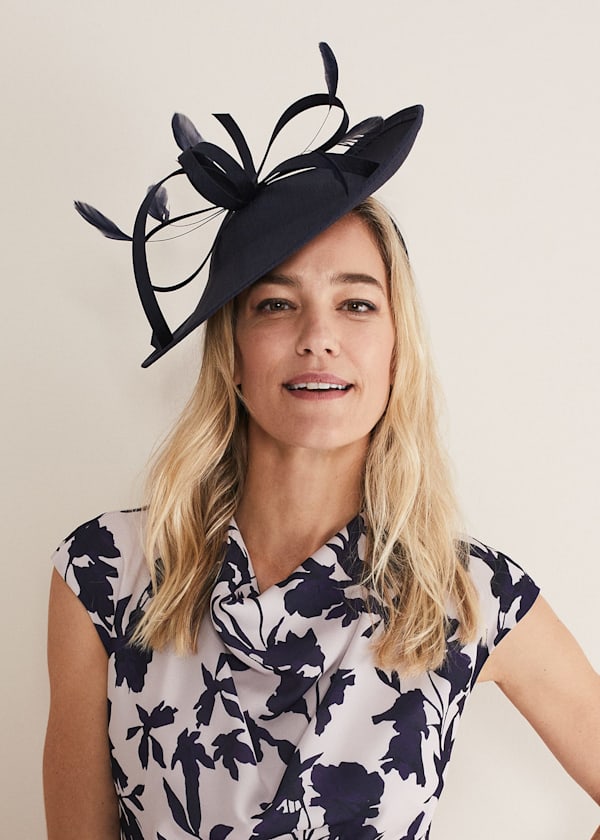 Shantung Oval Disc Fascinator