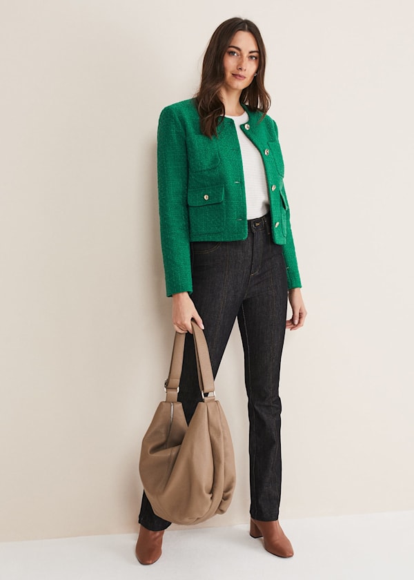 Leather Shopper Bag