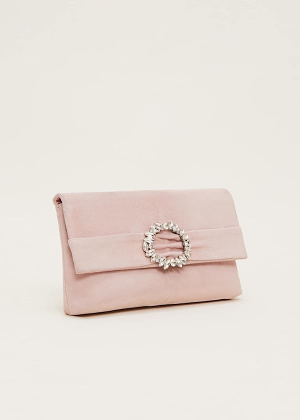 Embellished Slim Clutch Bag