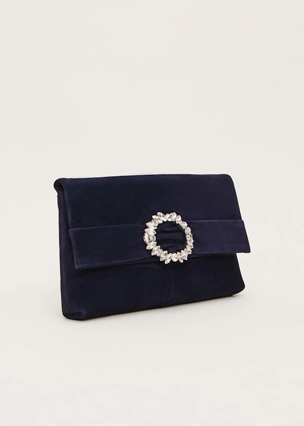 Embellished Slim Clutch Bag