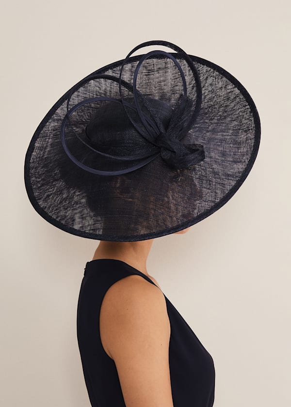 Navy Fascinator