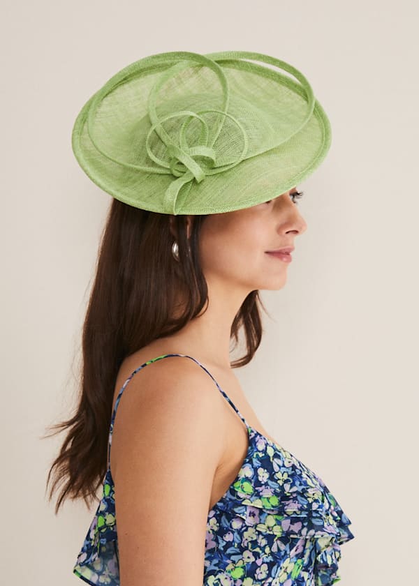 Light Green Fascinator
