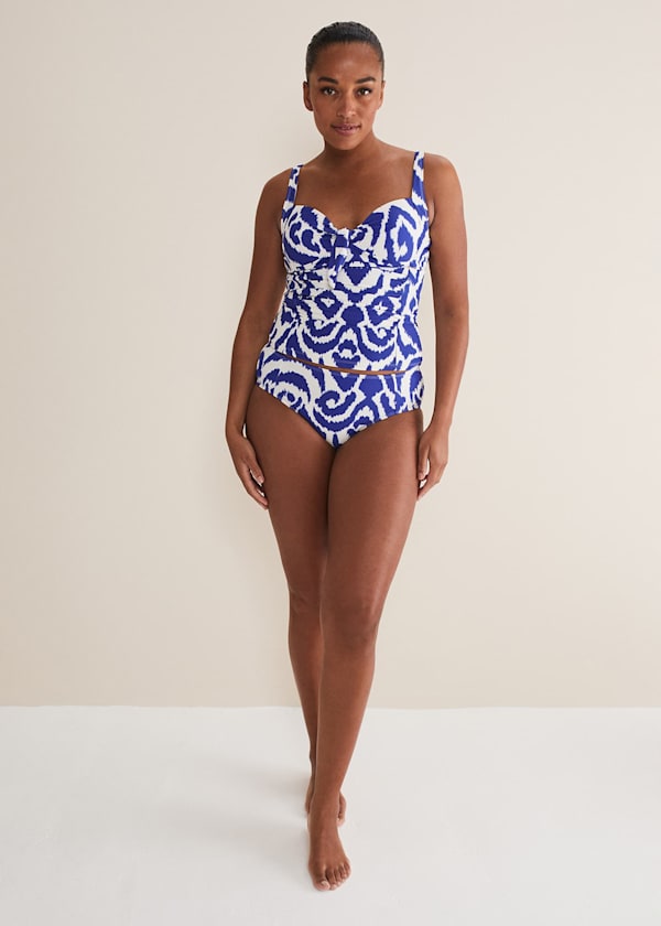 Ikat Tankini Top