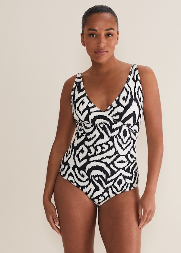 Ikat Abstract Swimsuit